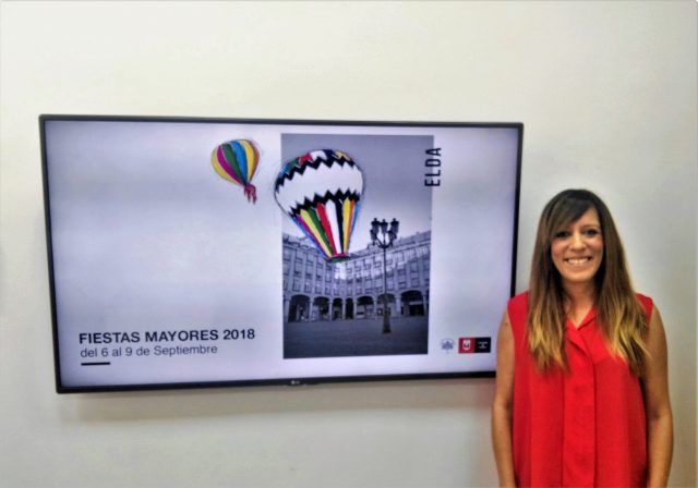 Laura Rizo, ha presentado el cartel municipal de Fiestas Mayores Elda 2018