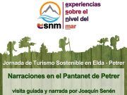 La actividad turística “Experiencias sobre el nivel del mar” visitará el Pantanet de Petrer