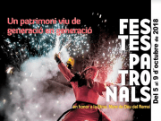 El Correfoc, imagen del cartel anunciador de las Fiestas Patronales de Petrer 2018