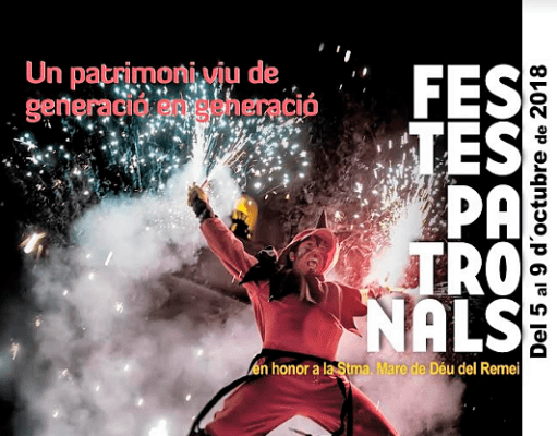 El Correfoc, imagen del cartel anunciador de las Fiestas Patronales de Petrer 2018