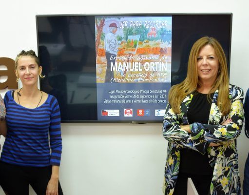 El Museo Arqueológico de Elda, acoge una exposición póstuma de Manuel Ortín a beneficio de AFA
