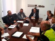 Reunión de coordinación de emergencias en el Ayuntamiento de Elda ante la alerta por fuertes lluvia