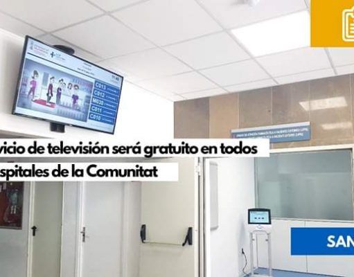 Sanidad anuncia que el servicio de televisión será gratuito en todos los hospitales de la Comunitat