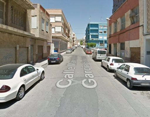 Se retrasan las obras de remodelación de Maximiliano García Soriano, por la renuncia de dos empresas adjudicatarias Calle Maximiliano García Soriano en Elda