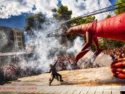 Elda celebró el 9 de octubre, día de la Comunidad Valenciana Carros de Foc