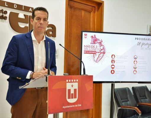 Elda destina 3,2 millones de euros para infraestructuras en el mayor plan de inversiones de los últimos 15 años