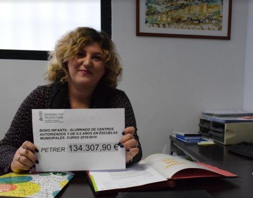 La Consellería de Educación bonifica el aula de 2 años de la Escuela Infantil “Els Peixos” con una ayuda de 134.308 euros