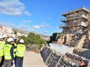 Las obras del antemural del Castillo de Elda finalizarán el próximo mes de marzo