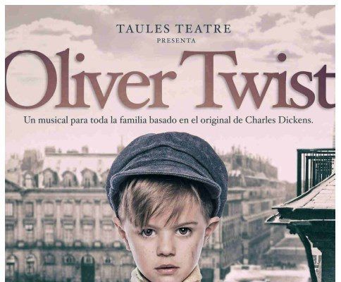Musical – Taules Teatre presenta OLIVER TWIST TEATRO CERVANTES PETRER – Sábado, 29 de diciembre – 18 h