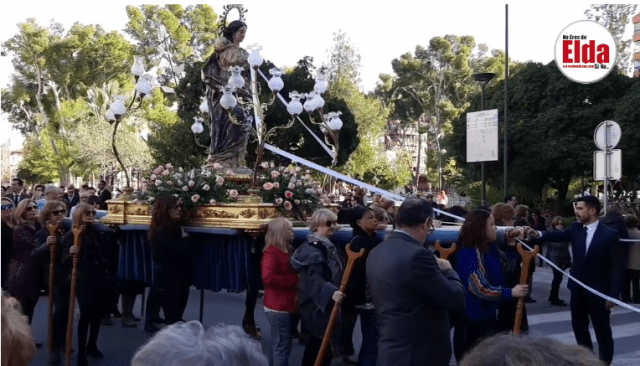 Procesión día de La Inmaculada en Elda 2018