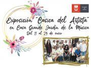 Nueva exposición de pintura de La Casica del Artista, en la Casa Grande del Jardín de la Música