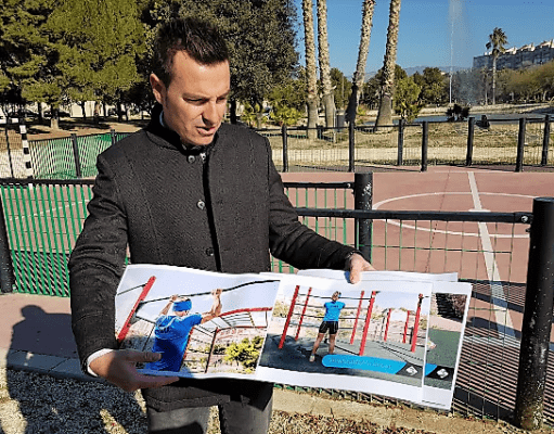 Proyecto de un circuito de ejercicios lúdico-deportivos en los jardines del Vinalopó de Elda