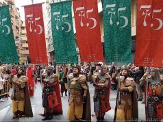 Elda solicita que los Moros y Cristianos sean declarados Fiestas de Interés Turístico Internacional Desfile de la Media Fiesta - Elda - 2019