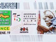 La ONCE dedica el cupón del próximo 17 de enero, al 75 aniversario de las Fiestas de Moros y Cristianos de Elda