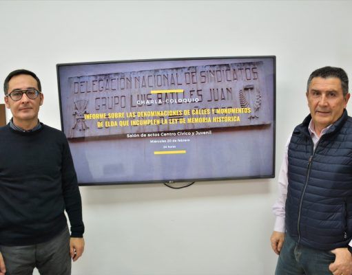 El Ayuntamiento de Elda inicia el proceso para cambiar el callejero y adecuarlo a la Ley de Memoria Histórica