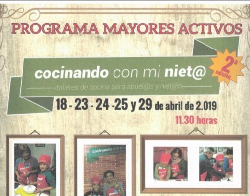 La II edición de ‘Cocinando con mi niet@’ regresa a Elda durante el mes de abril