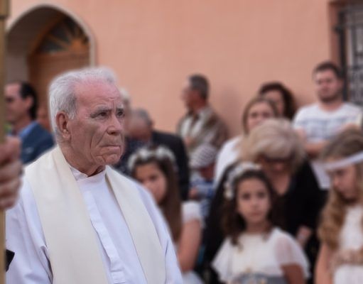 Petrer nombrará hijo adoptivo a Antonio Rocamora Sánchez, párroco de la iglesia de San Bartolomé, Apóstol Antonio Rocamora Foto: Vicente Olmos