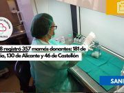 El Banco de Leche Materna de la Comunitat Valenciana distribuye 940 litros de leche en un año El Banco de Leche Materna de la Comunitat Valenciana