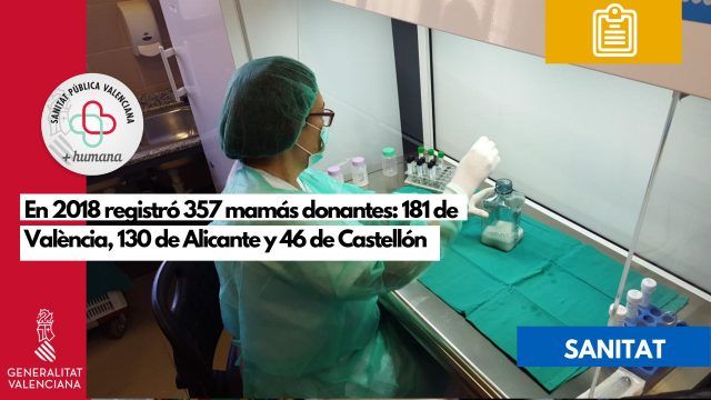 El Banco de Leche Materna de la Comunitat Valenciana