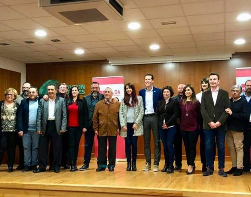Lista electoral del PSOE en Elda, presentada por Rubén Alfaro