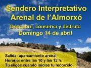 La Concejalía de Medio Ambiente de Petrer organiza una Ruta interactiva en el Arenal del Almortxó Ruta interactiva en el Arenal del Almortxó