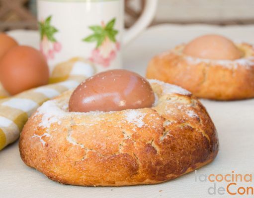 Receta de las monas de Pascua por la eldense Consu Rico Mona de Pascua by Consu Rico