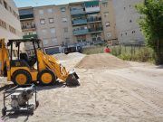 El Ayuntamiento de Elda acondiciona como aparcamiento un solar situado junto al Consultorio de Marina Española Acondicionamiento aparcamiento Marina Española Elda