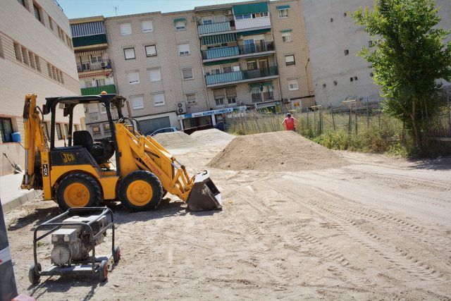 Acondicionamiento aparcamiento Marina Española Elda