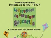 El escritor villenense José Navarro Ballester presenta su libro “La necesidad de una nueva educación” en Petrer