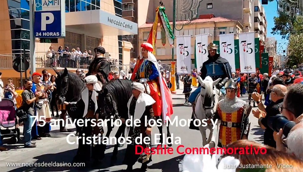 Desfile conmemorativo del 75 aniversario de los Moros y Cristianos de Elda