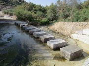 El Ayuntamiento de Elda rehabilita un paso natural del río Vinalopó desaparecido tras las lluvias torrenciales