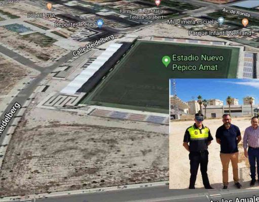 El nuevo Parque Infantil de Educación Vial de Elda comienza a ser una realidad con el inicio de las obras.
