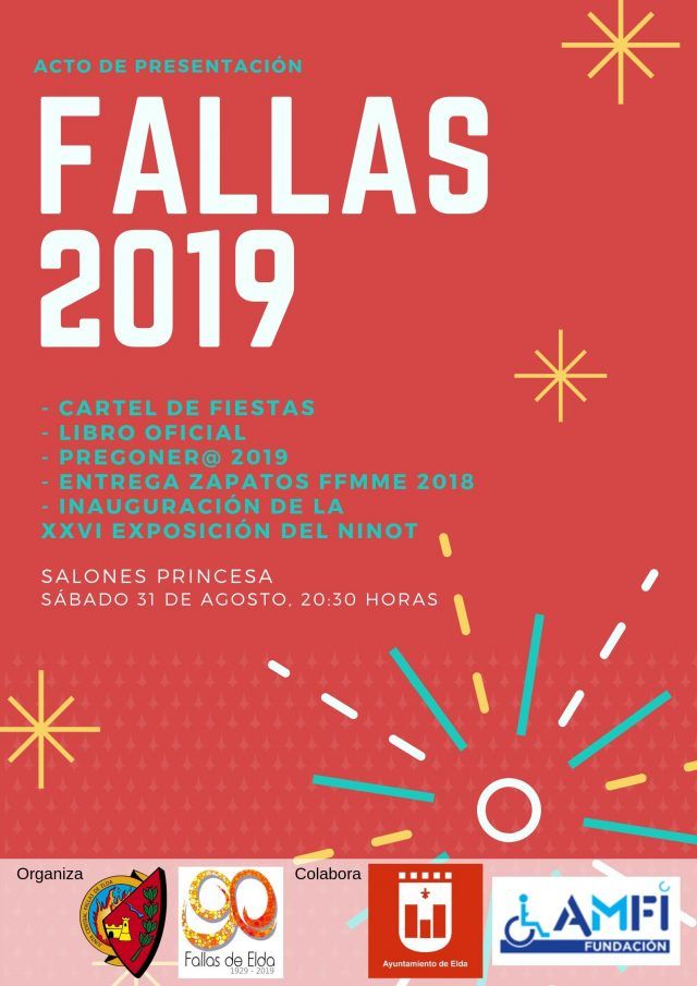 Presentación de las Fallas de Elda 2019