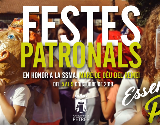 Petrer lanza un spot donde pone en valor la esencia de las Fiestas Patronales Vídeo Festes Patronals Petrer 2019