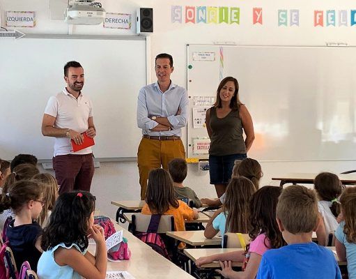 Aumenta el número de estudiantes en Elda hasta los 7.851 matriculados para el curso 2019-20 Inicio curso escolar Elda 2019