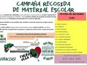 La Agrupación Local de APAS/AMPAS de Elda se suma a la campaña de recogida de material escolar para la Vega Baja Campaña recogida material escolar ayuda Vega Baja 2019