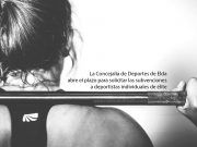 La Concejalía de Deportes de Elda abre el plazo para solicitar las subvenciones a deportistas individuales de élite Subvenciones a deportistas de élite en Elda 2019