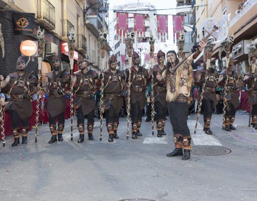 Los Corsarios Negros reciben el premio a mejor escuadra de la Comparsa de Piratas