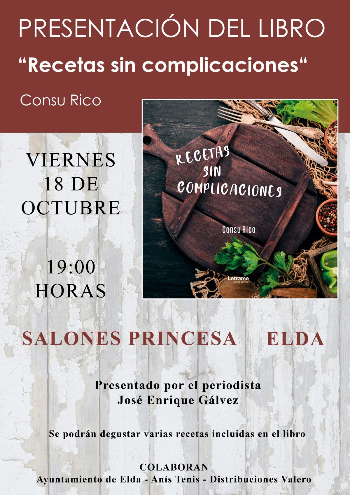 Consu Rico, presentación de su libro "recetas sin complicaciones"