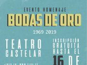 El Ayuntamiento de Elda homenajea a las parejas que celebran sus Bodas de Oro en 2019 con una gala en el Teatro Castelar Gala Bodas de Oro en 2019 Elda