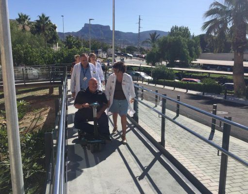AMFI visita los nuevos accesos del Hospital de Elda – Galería de fotos