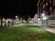 El Ayuntamiento de Elda renueva la iluminación del parque Hidalgo Caballero con la instalación de farolas LED más eficientes La nueva iluminación LED del parque Hidalgo Caballero en Elda