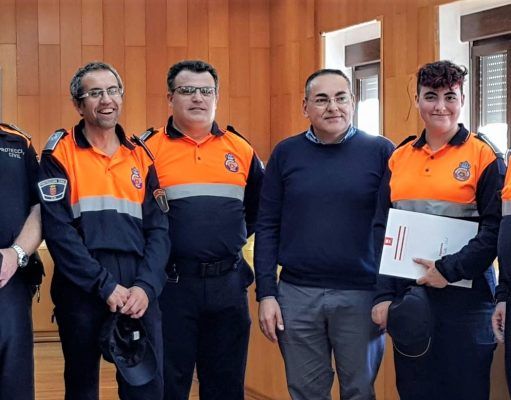 Se incorporan cuatro nuevos voluntarios a Protección Civil de Elda Voluntarios Protección Civil Elda
