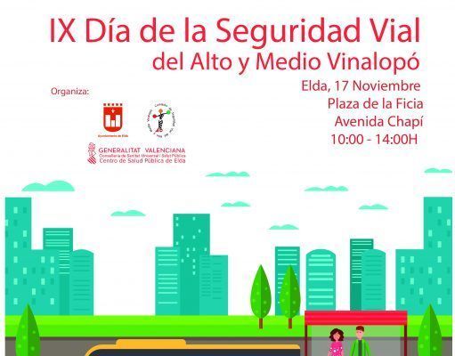 La Plaza de la Ficia y la Avenida Chapí acogen el próximo domingo el IX Día de la Seguridad Vial del Alto y Medio Vinalopó