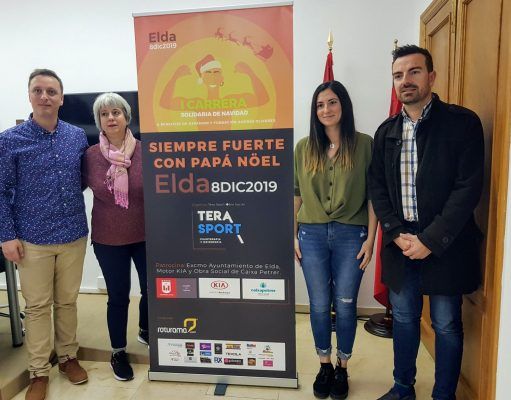 Más de 2.100 personas tomarán parte el 8 de diciembre en Elda en la I Carrera Solidaria de Navidad