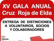 XV GALA ANUAL de Cruz Roja de Elda, sábado 30 de noviembre a las 20:00 horas en el Salón de Actos del Museo del Calzado de Elda XV GALA ANUAL de Cruz Roja de Elda