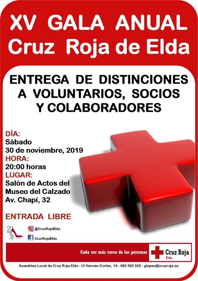 XV GALA ANUAL de Cruz Roja de Elda