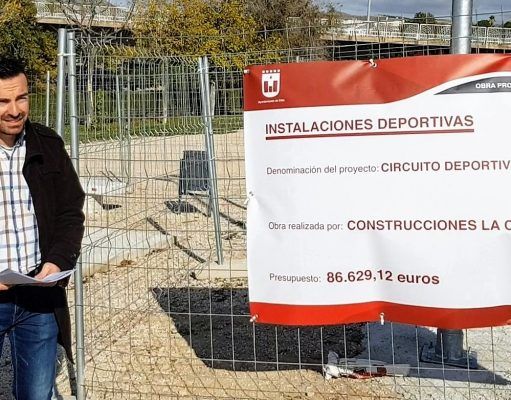 El circuito saludable de los jardines del Vinalopó de Elda empieza a ser una realidad con el inicio de las obras Vinalofit Elda