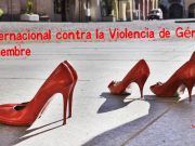 «Zapatos Rojos» para visibilizar la lacra de las agresiones machistas. 25 de noviembre.