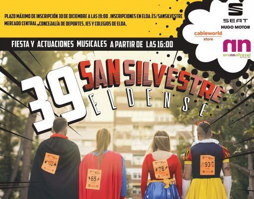 La 39 edición de la San Silvestre Eldense dará protagonismo a los atletas que participan con disfraces